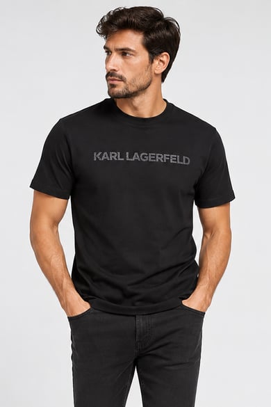 ΜΠΛΟΥΖΑ T-SHIRT KARL LAGERFELD - 990 ΜΑΥΡΟ